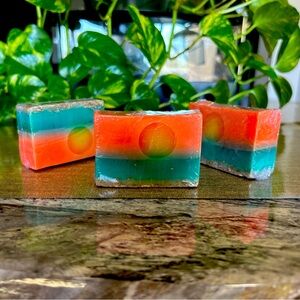 “Island Dream” - Handcrafted Multicolor Soap Bar